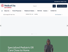 Tablet Screenshot of medicalcitylascolinas.com